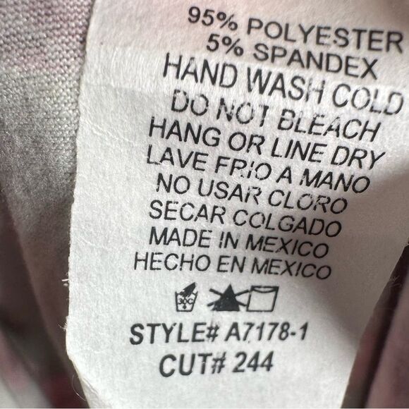 Sage green and pink floral cross back strappy sundress size small NWT - Picture 5 of 6